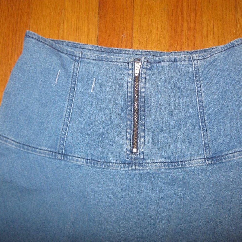 NWT We The Free Highlands Denim Mini Skirt - Picture 4 of 9